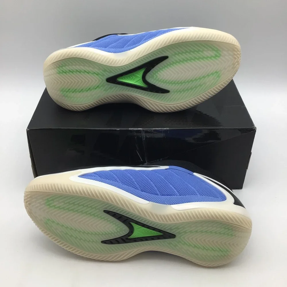 Adidas Anthony Edwards 2 Mens Size 8.5 Basketball Shoes Blue Green JR4359 NEW